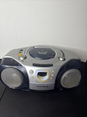 Philips Magnavox AZ2000/17 AM/FM Radio CD Cassette Player Boombox
