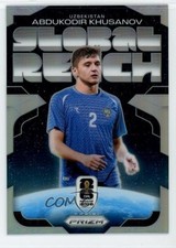 2026 Panini Prizm FIFA World Cup Global Reach Silver Abdukodir Khusanov #21 3s8