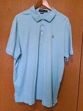 Polo Ralph Lauren Men's Blue Classic Fit Cotton Short Sleeve Polo Shirt XL