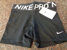 Nike Pro Women's Small 3" Black Compression Shorts Training DRI-FIT New NWT