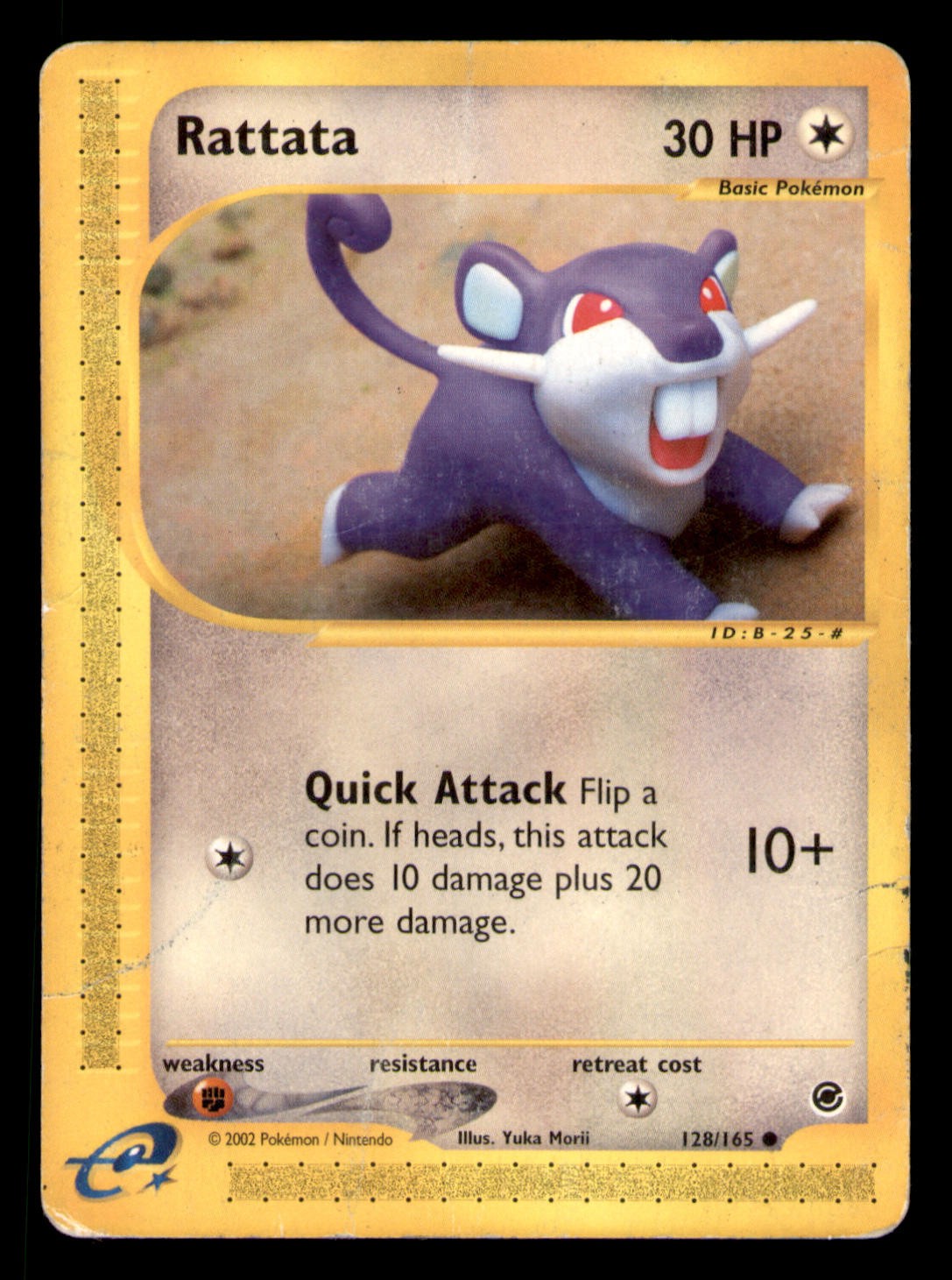 Rattata 128/165 C DMG Expedition Base Set 2002 Pokemon