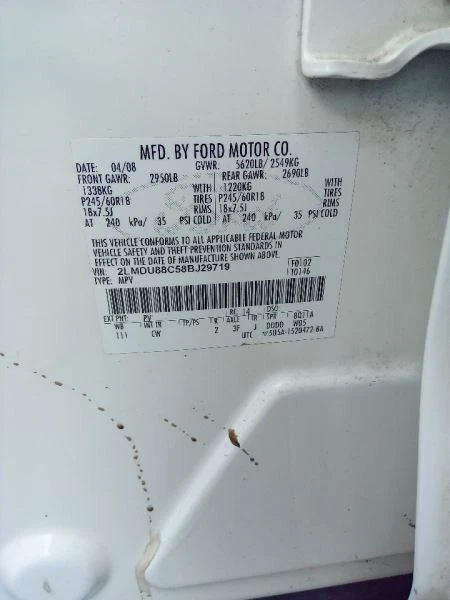 Grille Upper Chrome Fits 07-10 MKX 207067 - Image 4 of 4