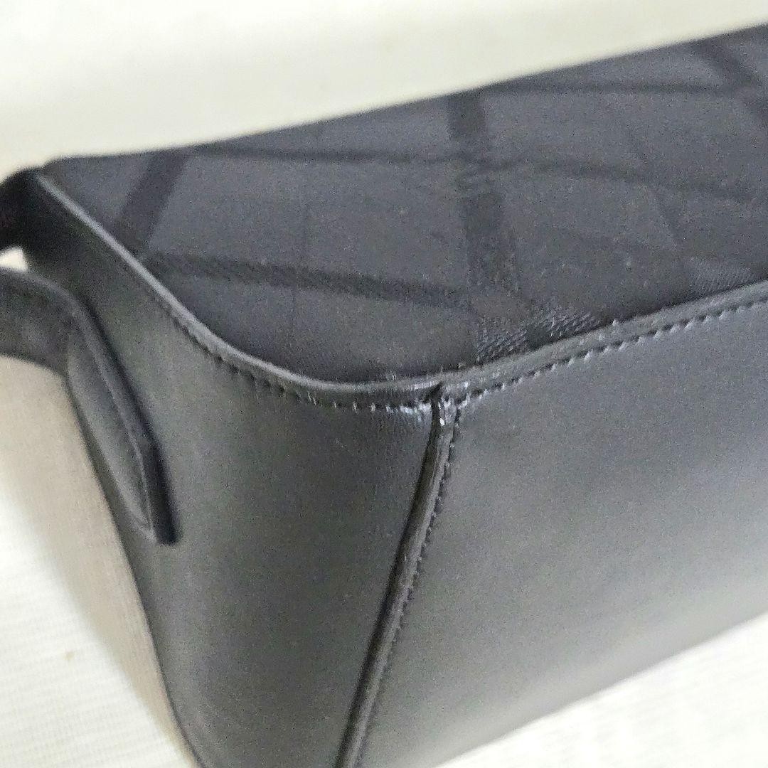 GIVENCHY 4G Logo Canvas Leather Mini Shoulder Hand Bag Black Vintage Auth Used thumbnail 8