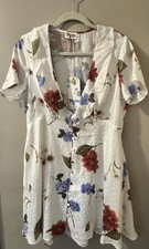 Show Me Your Mumu NWT Bernadette Womens Medium Babydoll Dress Floral Dainty Mini