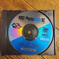 MGI PhotoSuite SE CD-ROM Software for Windows 3.1,95,nt 1997