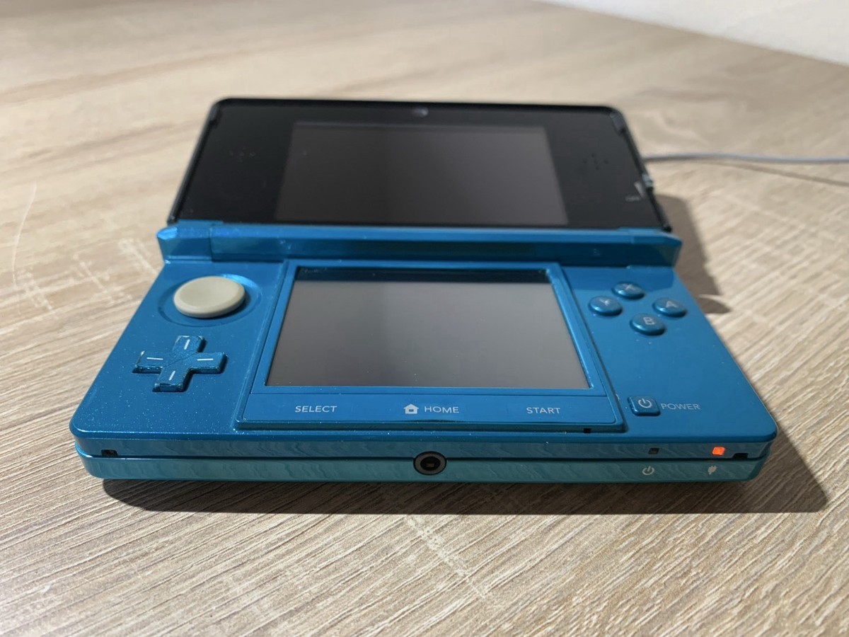 9936 Nintendo 3DS Aqua Blue For Parts 4902370520514| eBay
