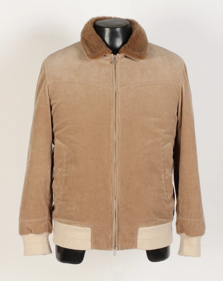 Brunello Cucinelli 灯芯绒/剪羊毛/羊绒夹克 - S - 8500 美元 — 第 3/4 张图片