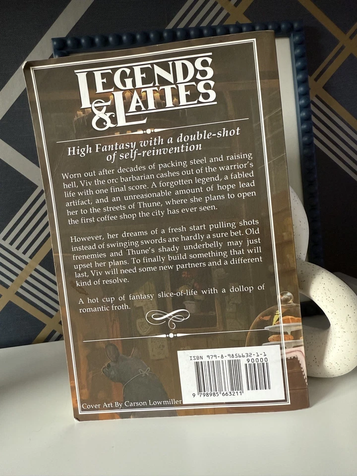 TRUE 1ST EDITION & PRINT CRYPTID PRESS 2022 Travis Baldree LEGENDS & LATTES !  - Image 2 of 4