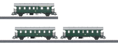 Maerklin 29243.2 | Donnerbüchsen-Set  2x 2 Kl. und 1x 1/2 Kl. DB III Spur H0 | Condition: Neu