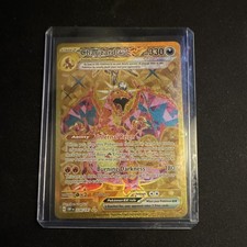 Charizard ex Gold Rare Full Art Holo Card SV03: Obsidian Flames 228/197