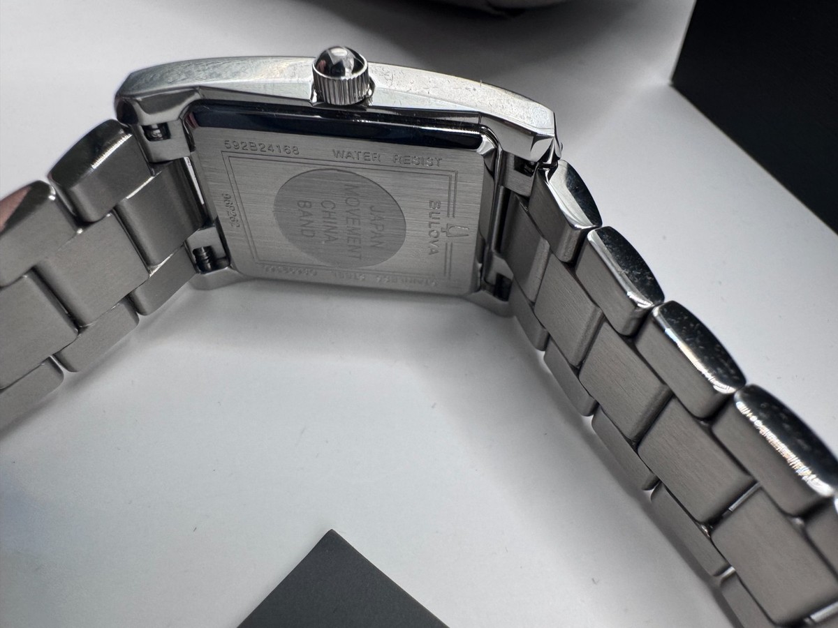 Bulova Classic 96P262 Diamond Blue Dial Stainless Steel 