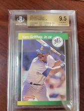 1989 Donruss Baseball's Best #192 Ken Griffey Jr RC BGS 9.5 HOF Mariners Low Pop