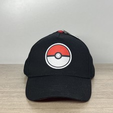 Kids' Pokemon Pokeball Baseball Hat - Black