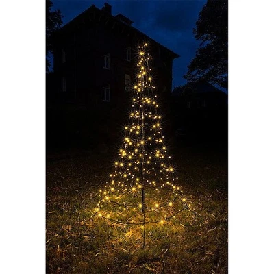 LED Weihnachtsbaum Weihnachts Beleuchtung Lichterbaum Star-Max Galaxy Ø1,4m x 2m - Bild 1 von 4