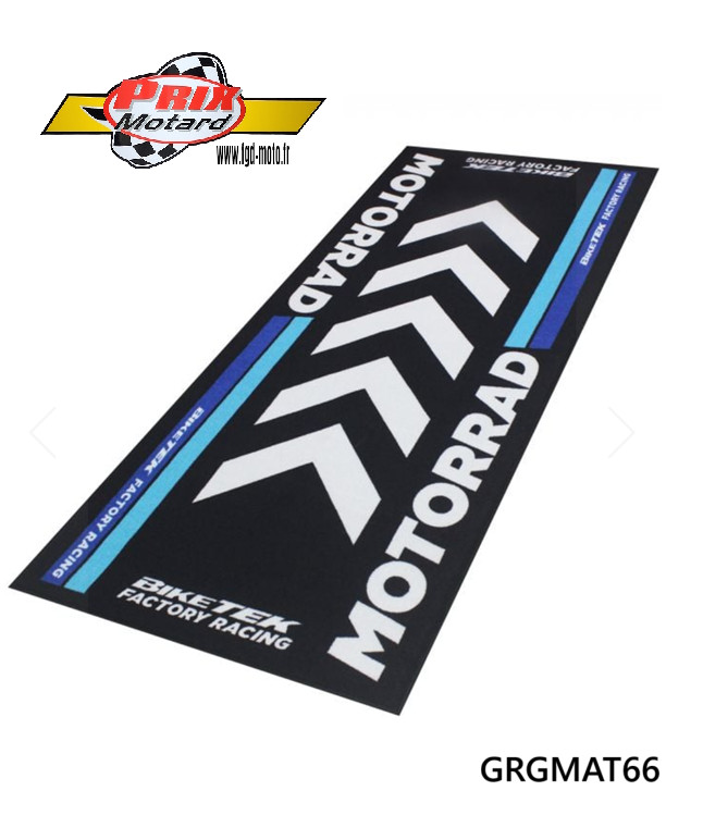 Tapis moto garage haut de gamme Série 4 Motorrad textile haute densité