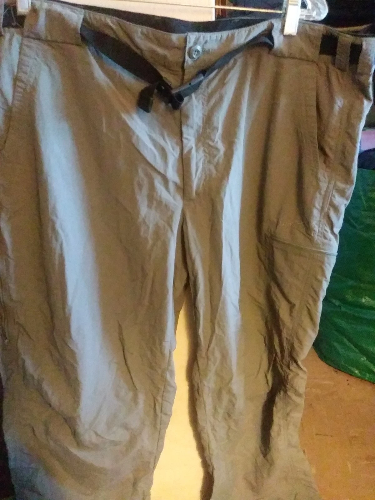 EDDIE BAUER MENS LIGHTWEIGHT HIKING PANTS GRAY 40X28
