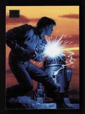 2024 Topps Chrome Star Wars Galaxy 50 Luke Skywalker and R2-D2