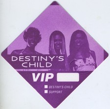 Destiny's Child 2001 VIP Backstage Pass Beyonce Purple