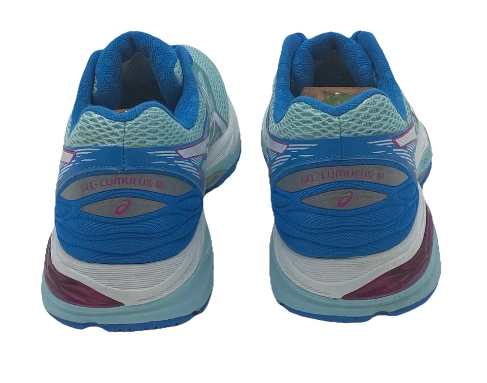 Zapatillas deportivas Asics Iite Blue Gel Cumulus 18 para mujer T6C9N talla 11 D Foto 3 de 4