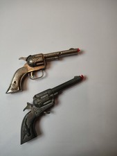 Vintage Kilgore Cap Gun Toy Pistol Revolver Die Cast Plus 1 replica pistol