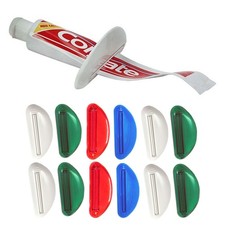 12 Pc Tube Squeezer Toothpaste Dispenser Rolling Creams Paint Bathroom