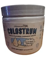 Legendairy Milk Colostrum Chewables Vanilla Flav Digestive Health Bloating 60ct