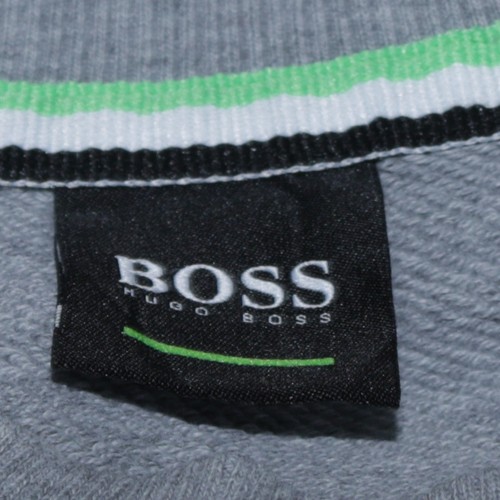 Hugo Boss Men's Grey Logo Crew Neck Sweatshirt Size L - Picture 5 of 12