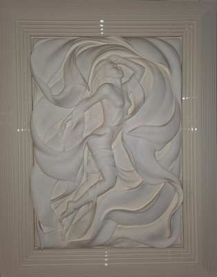 Bill Mack ''Mystery'' #1/95 (1990) Bonded Sand Framed Sculpture with COA
