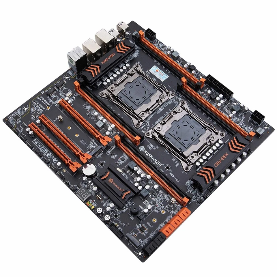 Placa Base EATX X99 Doble CPU LGA 2011 V3 Xeon 8 X DDR4 ECC Servidor PC - Imagen 3 de 4