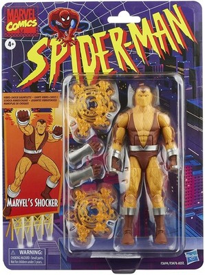 Marvel Legends Retro Spider-Man Shocker Actionfigur