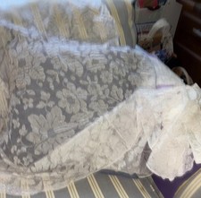 Lace Chapel Veil/Mantilla  Church  Head Cover  1960&rsquo;s