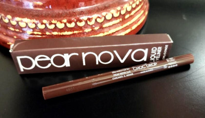 PEAR NOVA Liquid Eyeliner CHOC DROP .50ML Chocolate Brown Shade NIB + GIFT!