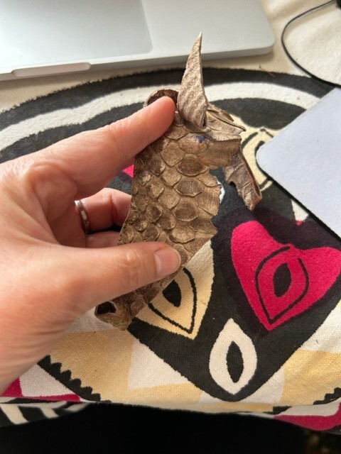 Genuine python purse/bag. Unique custom made genu… - image 18