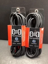 Hosa CRA-204 Dual RCA To Dual RCA Stereo Interconnect Cable 13.2' 4M Lot Of 2