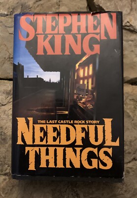 Stephen King Needful Things Hardcover Novel. First Edition.
