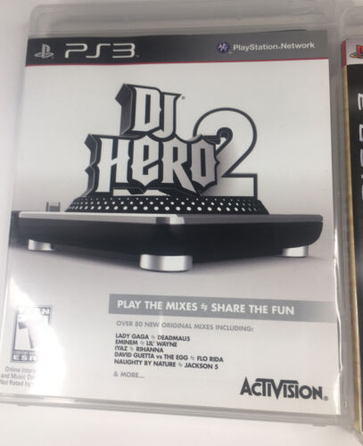 Tony Hawk Ride & DJ Hero 2 Sony Playstation 3 PS3 Video Games Complete - Picture 3 of 9