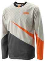 KTM Original Defender Shirt / Hemd, Grau-Schwarz/Orange, L / 52