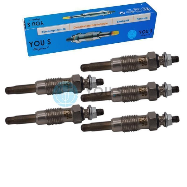 5 X You.S GlüHkerzen FüR Mercedes G-KLASSE (W460) (W461) (W463) 250 GD - NEU-image