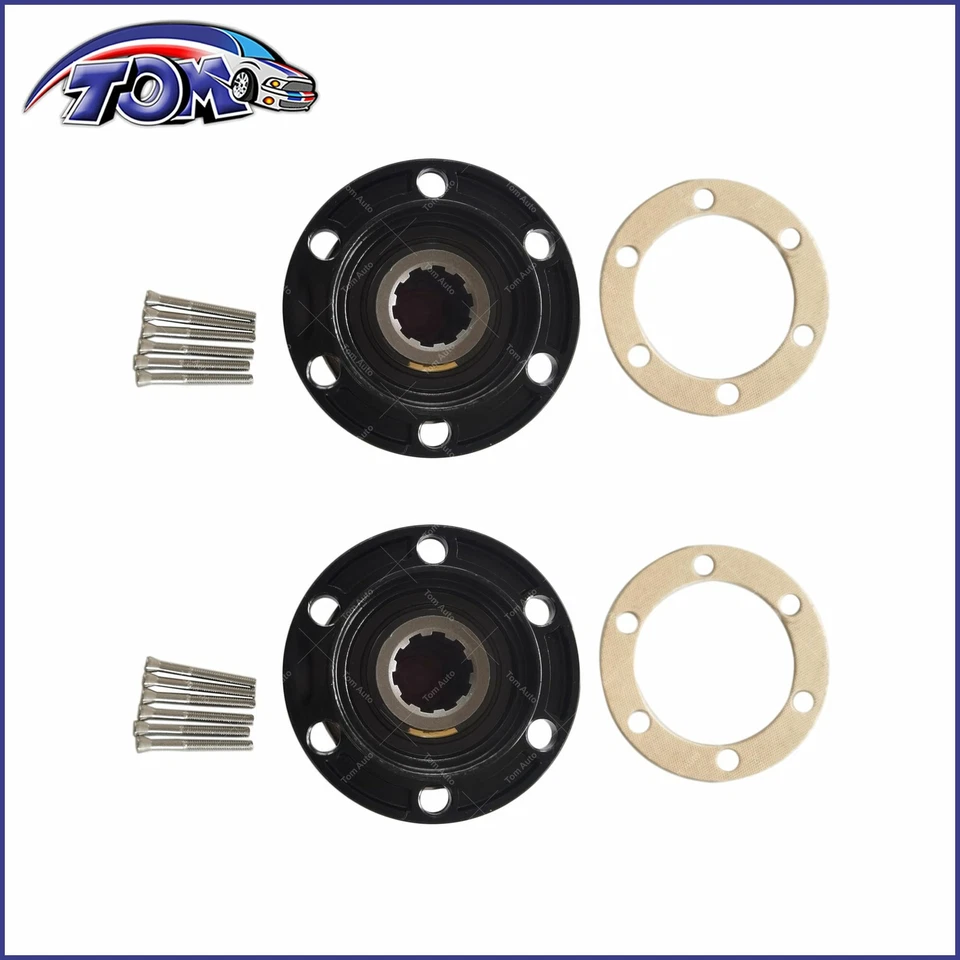 2PCS Locking Hubs For 1941-1971 Jeep Cj2.3.5.6 Dana 25-27 axles with 10 splines  - Image 2 of 2