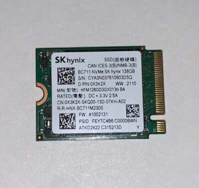 E068【10枚】SK Hynix社 128GB M.2 NVMe SSD a SK Hynix SSD NVMe 128GB | eBay