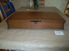 VINTAGE ONEIDA COMMUNITY SILVERPLATE FLATWARE SILVERWARE WOOD STORAGE BOX CHEST