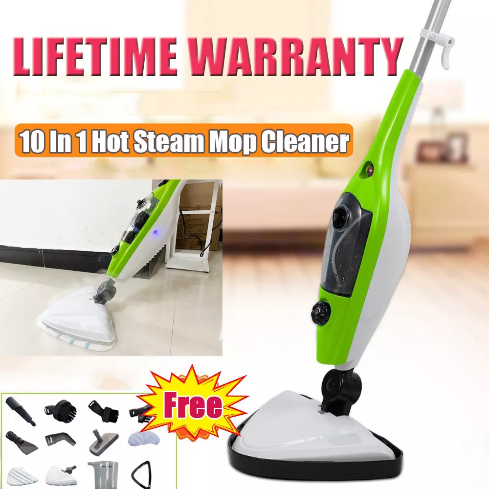 1300W 10 IN1 STEAM MOP FLOOR CLEANER CARPET WASHER HAND-HELD STEAMER -  CHEAPEST