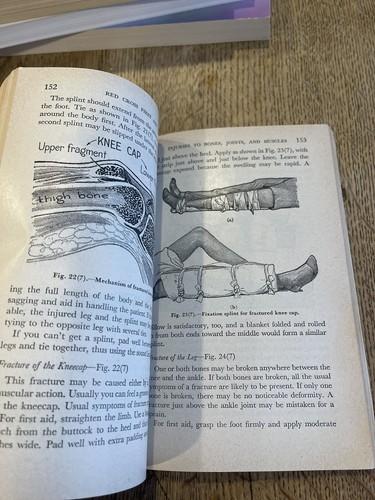 VINTAGE 1945 American Red Cross First Aid Textbook Revised Edition - Picture 14 of 14
