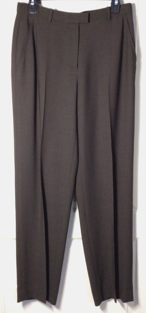 Vintage Armani Collezioni ITALY 100% Wool Front & Back Pleat Pant