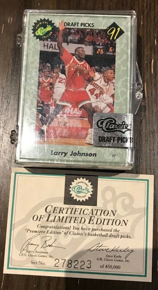 1991 Classic Premier Edition Basketball Draft Picks Factory Sealed