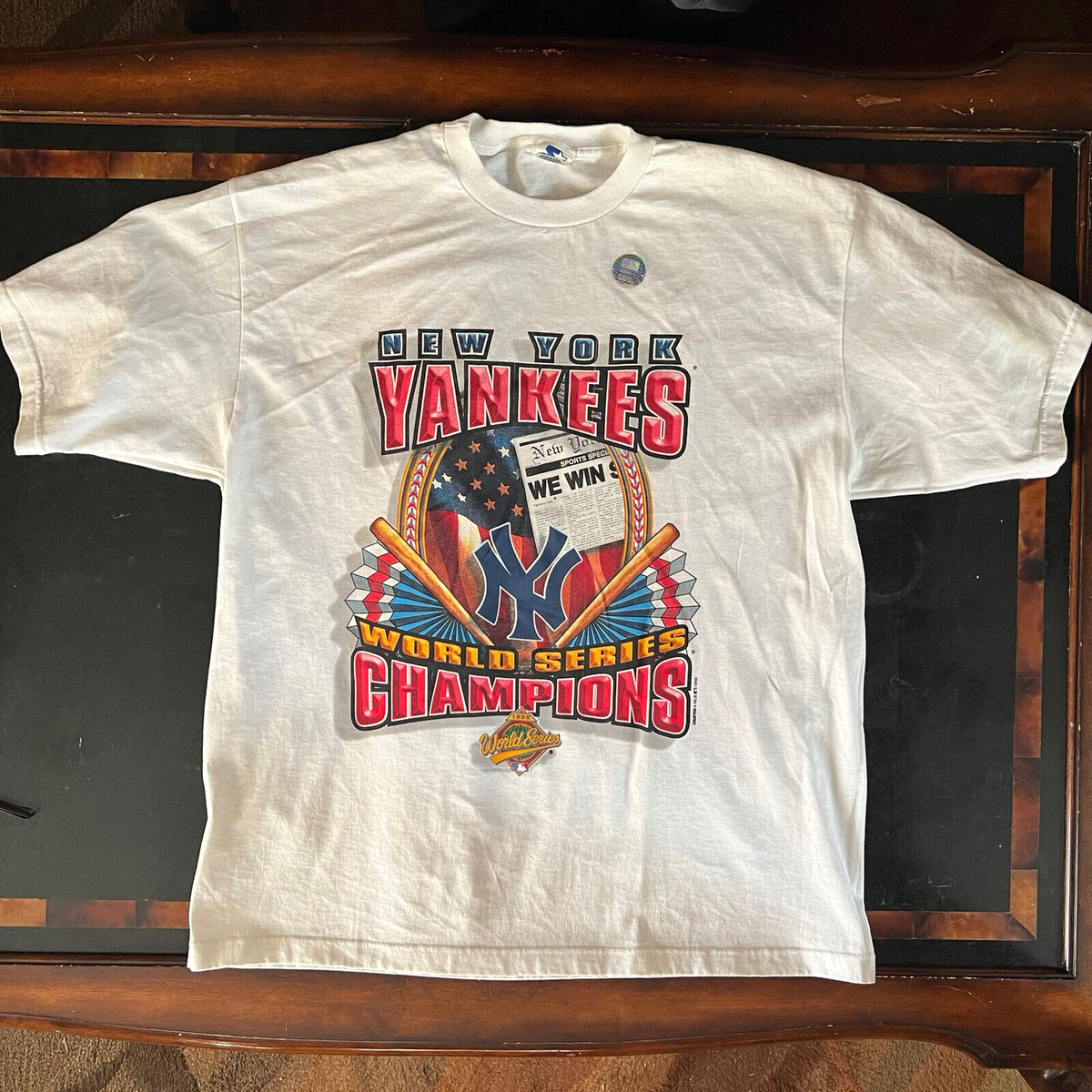 Vintage 90s NYC Yankees tee XL World Series Champions 1996 Starter 