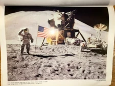 Lunar Landing Book 1971 National Aeronautics and Space Administration Look!!!