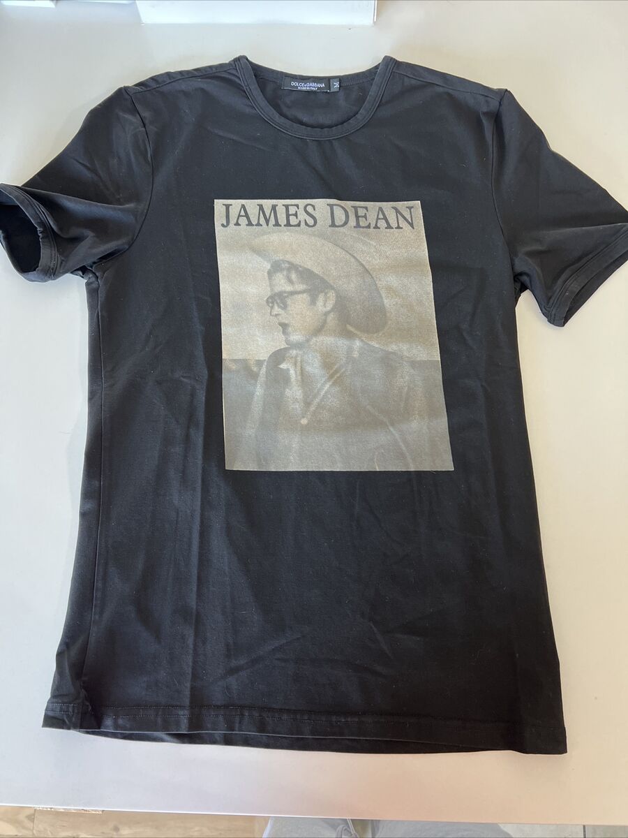 DOLCE & GABBANA men's t-shirt Size Medium James Dean print DOLCE & GABBANA men's t-shirt Size Medium James Dean print