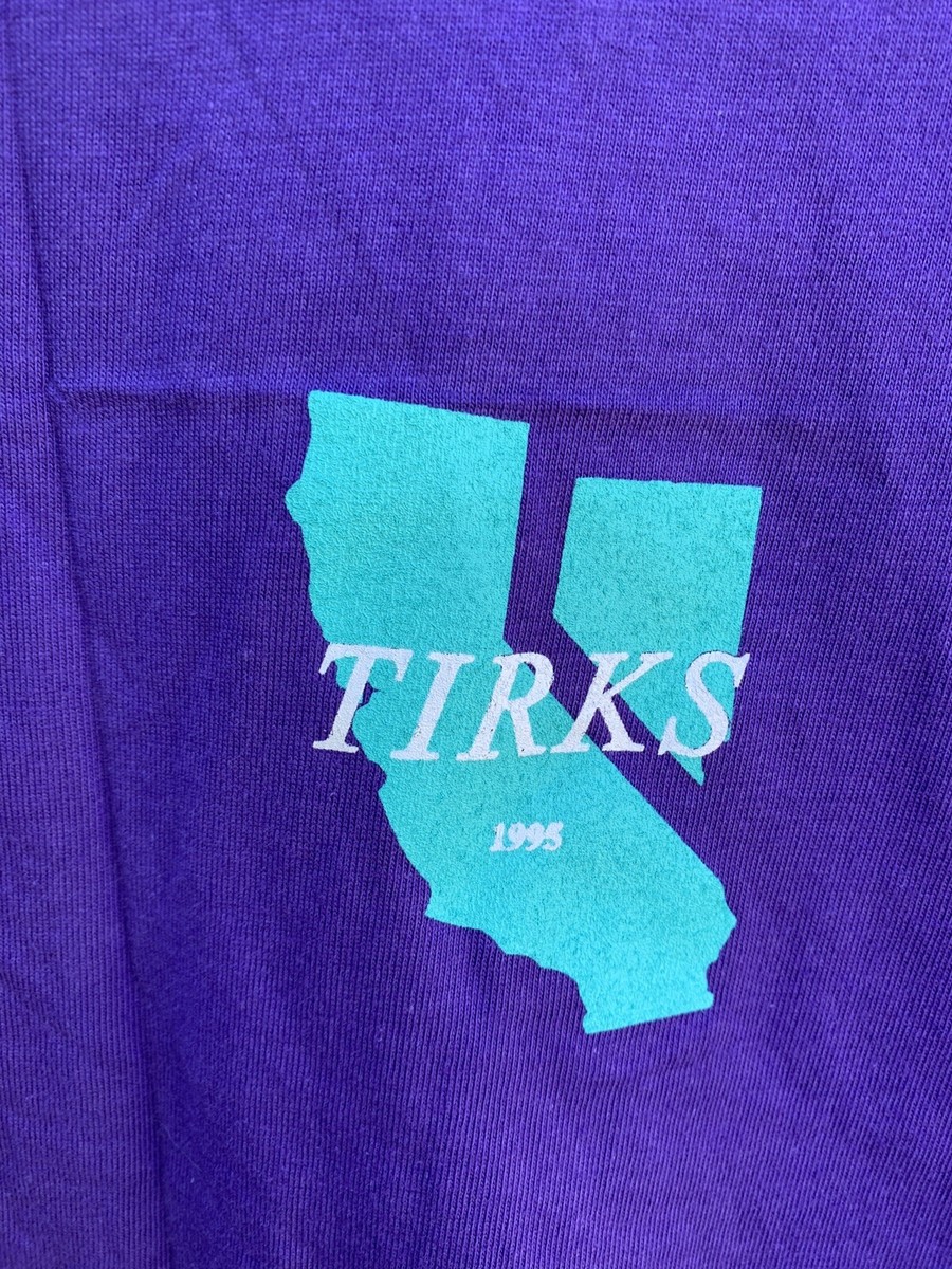 Vintage TIRKS 1995 T Shirt State Of California Shape Vintage TIRKS 1995 T Shirt State Of California Shape