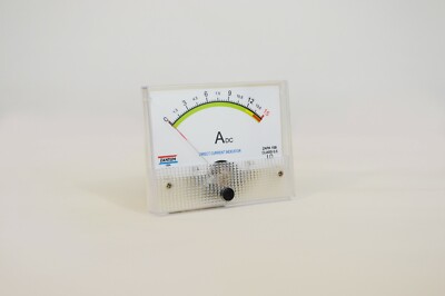15 AMP DC AMPER PANEL METER CLASS 0.5 - NO NEED SHUNT - MADE IN USA